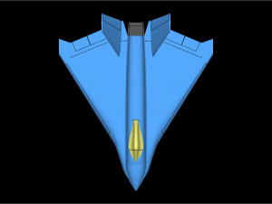 Boeing X-32 Aircraft Solid Assembly Model 3D Модель