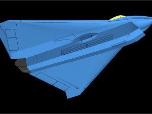 Boeing X-32 Aircraft Solid Assembly Model 3D Модель