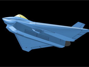 Boeing X-32 Aircraft Solid Assembly Model 3D Модель