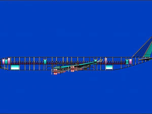 Airbus A340-600 Aircraft Solid Assembly Model 3D Model