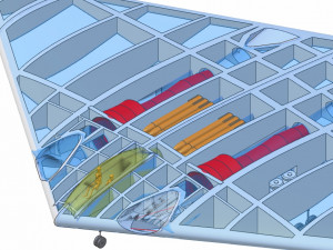 B-21 Stealth Bomber Speculated Solid Assembly Model Modelo 3D