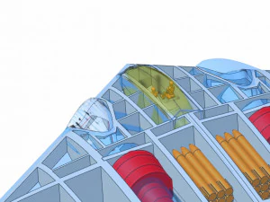 B-21 Stealth Bomber Speculated Solid Assembly Model 3D Model