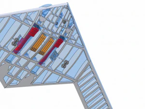 B-21 Stealth Bomber Speculated Solid Assembly Model 3D Model