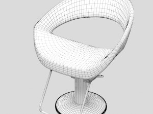 modern barber chair 3D Model