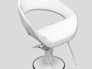 modern barber chair 3D Model