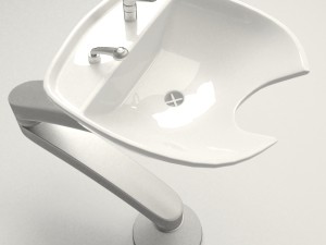 shampoo sink Modelo 3D