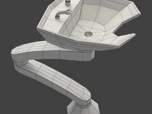 shampoo sink 3D Model