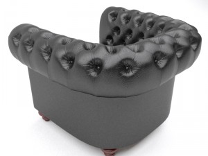 chesterfield armchair 3Dモデル