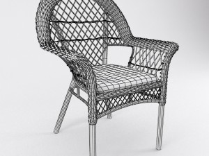 ikea lekke garden chair 3D 模型