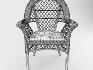 ikea lekke garden chair 3D 模型
