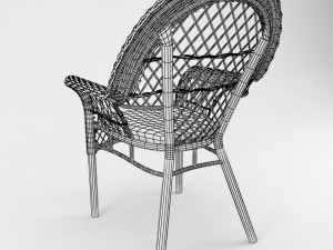 ikea lekke garden chair 3D 模型