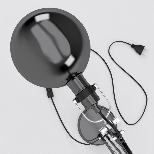 ikea forsa work lamp 3D in 3DExport