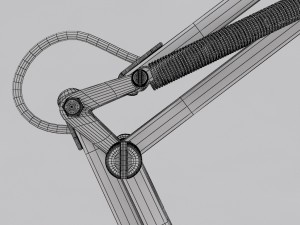 ikea forsa work lamp 3Dモデル