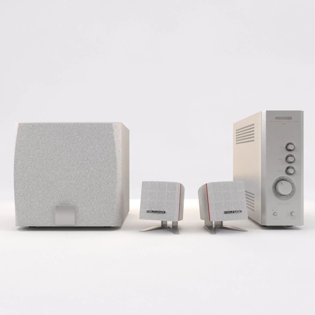 microlab audio system 3D Model .c4d .max .obj .3ds .fbx .stl .blend