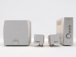 microlab audio system 3D-Modell