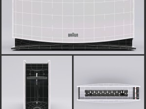 braun toster ht500 3D 模型