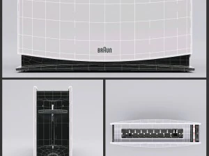 braun toster ht500 3D Model