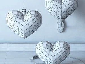 heart light set 3D Model