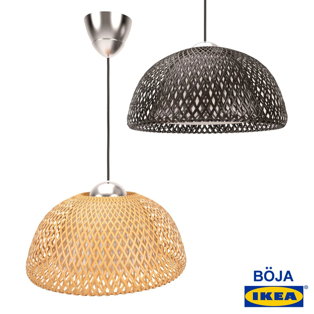 ikea boja pendant lamp 3D Model .c4d .max .obj .3ds .fbx .stl .blend 