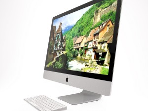 apple imac 27 Modèle 3D