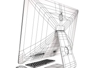 apple imac 27 3D Model