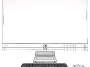 apple imac 27 3D Model