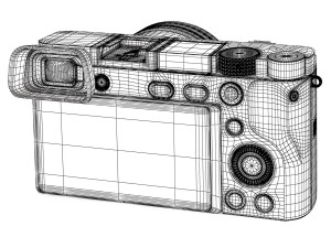sony alpha a6000 Model 3D