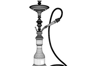 khalil mamoon hookah classic apple vase Modelo 3D