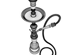 khalil mamoon hookah classic apple vase Modelo 3D