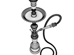 khalil mamoon hookah classic apple vase 3D Model