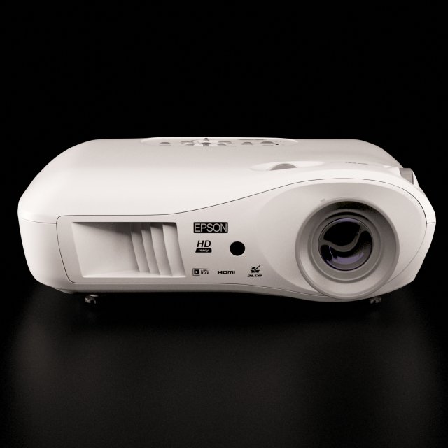 epson emp-tw680 3Dモデル .c4d .max .obj .3ds .fbx .stl .blend 