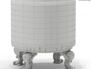 silik vesta pouf Modello 3D