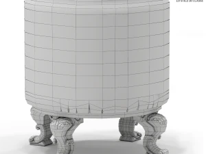silik vesta pouf 3D Model