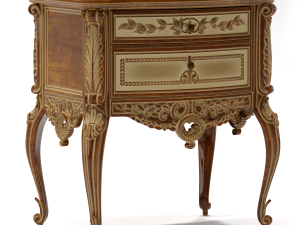 silik vesta night table 3D Model