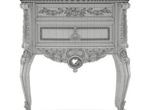 silik vesta night table 3D Model