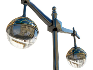 poste de ilumina&ccedil;&atilde;o Modelo 3D