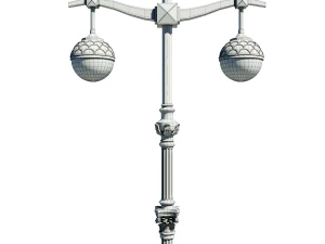 poste de ilumina&ccedil;&atilde;o Modelo 3D