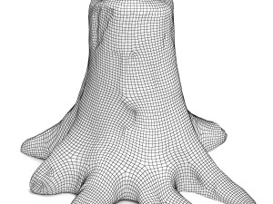 old tree stump Modelo 3D