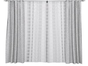 ikea curtains sanela 3D 模型