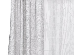 ikea curtains sanela 3D 模型