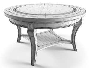 puccini ciliegio table 3D 모델