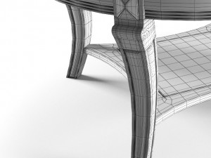 puccini ciliegio table 3D 모델