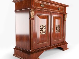 puccini ciliegio sideboard 3D Model