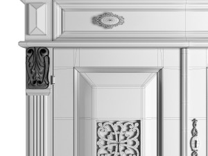 puccini ciliegio sideboard 3D Model
