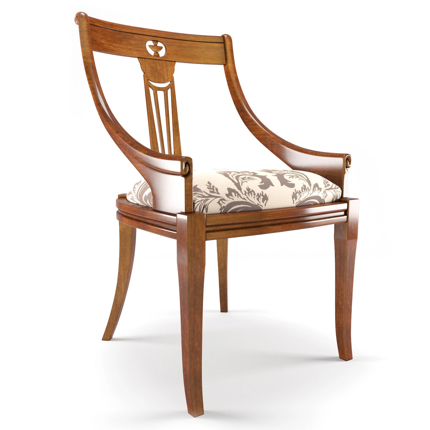 puccini ciliegio chair 3D Model .c4d .max .obj .3ds .fbx .stl .blend