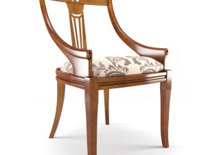 puccini ciliegio chair 3D Модель