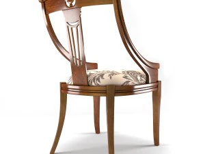 puccini ciliegio chair 3D Model