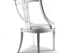 puccini ciliegio chair 3D Model