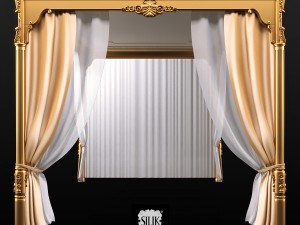 silik venere bed canopy 3D Model