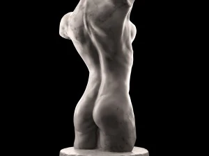 महिला धड़ 3D मॉडल